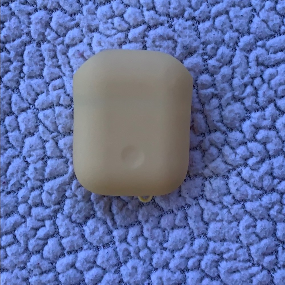Yellow AirPod case